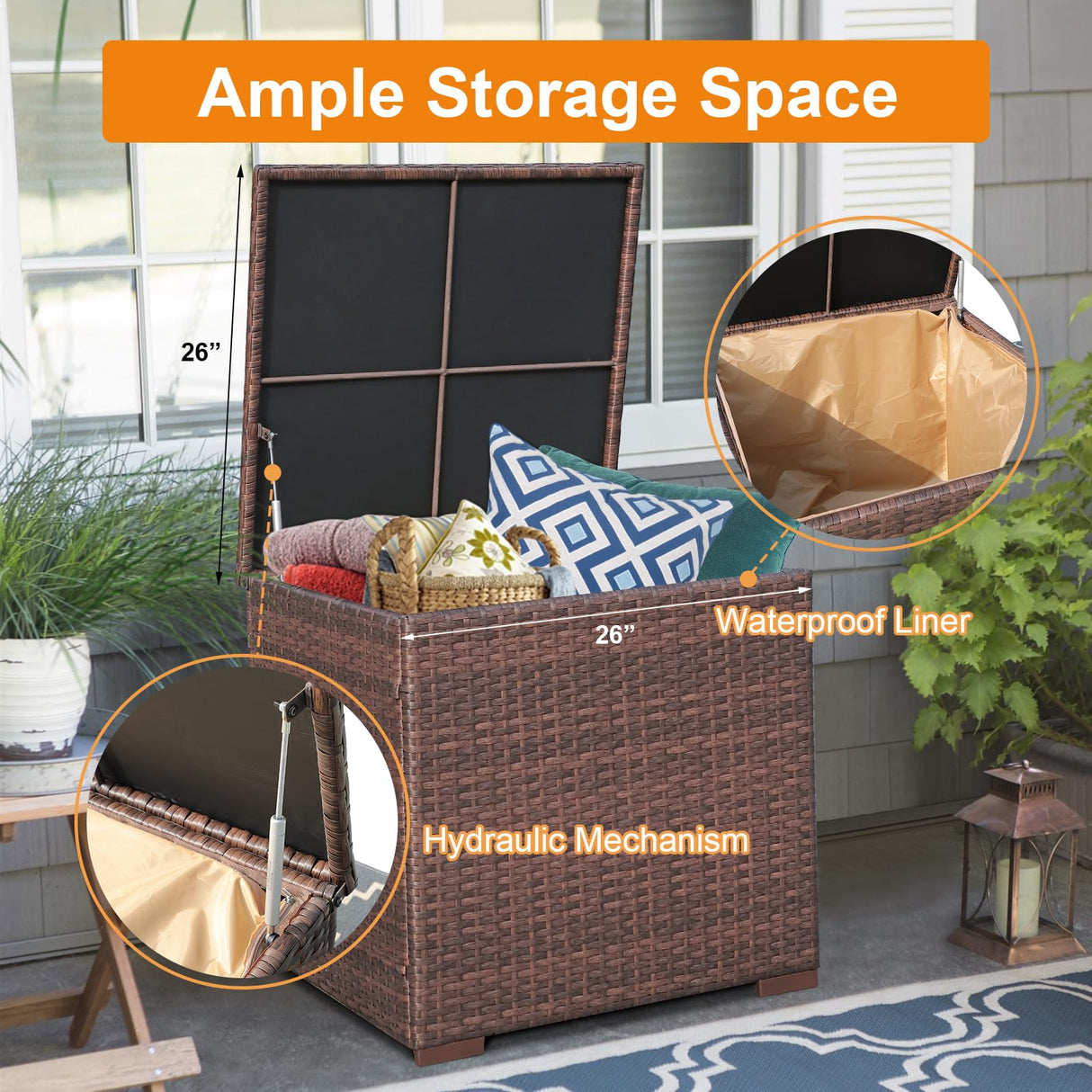 8 Pieces Patio Furniture Set