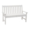 JOIVI Outdoor Patio Bench, Patio Bench for 2 Person with Armrest and Backrest