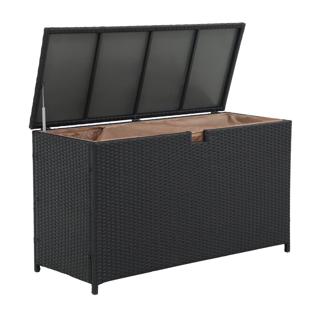 JOIVI Outdoor Storage Deck Box, 120 Gal, Brown