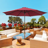 JOIVI 2 PCS Outdoor Patio Ottoman with Thick Cushions,Brown - JOIVI