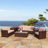 JOIVI 8 Piece Wicker Sectional Furniture